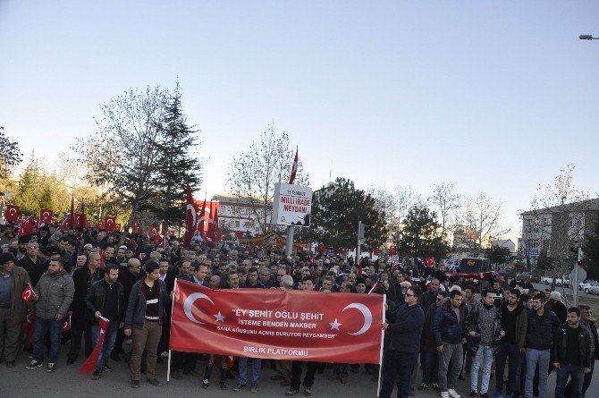 Seydişehir’de “Şehitler Yürüyüşü” düzenlendi