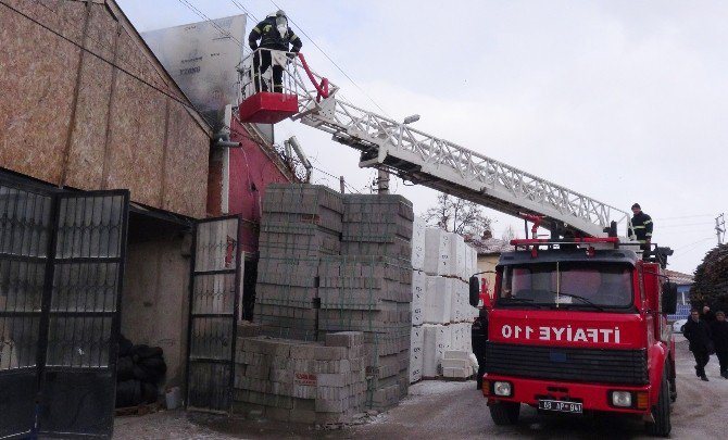 Aksaray’da iş yeri yangını