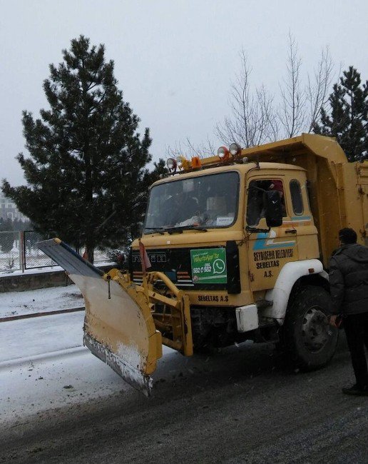 Seydişehir Belediyesi’nde karla mücadele çalışmaları