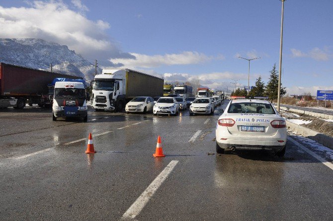 Seydişehir-Antalya yolu kısmen açıldı