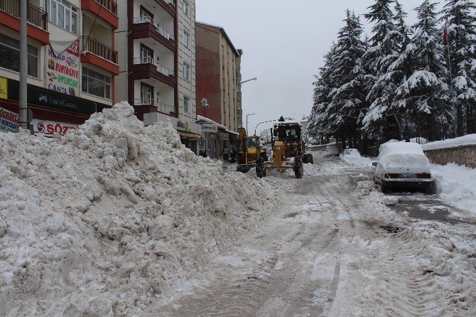 Beyşehir’de kar temizliği seferberliği