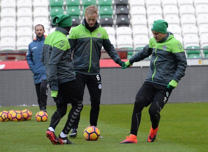 Konyaspor, Galatasaray maçının hazırlıklarını tamamladı