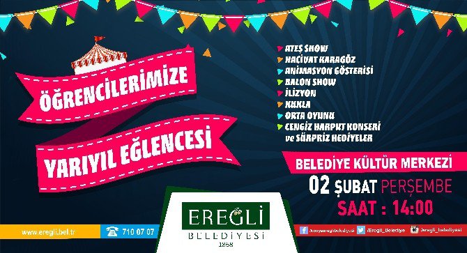 Ereğli’de öğrenciler için eğlence programları hazırlanıyor