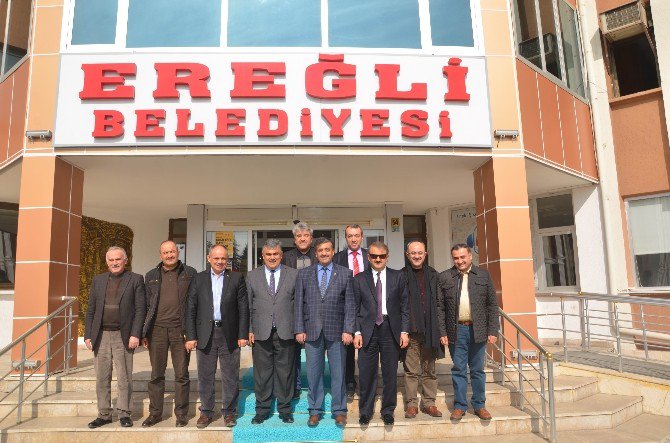 Kayseri’nin ilçe başkanlarından Başkan Özgüven’e ziyaret