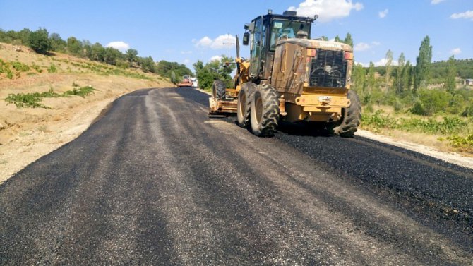 Bozkır mahalle yolunun, standardı yükseldi