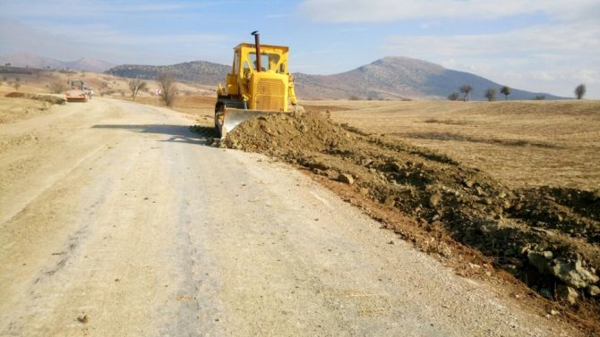 Bozkır mahalle yolunun, standardı yükseldi