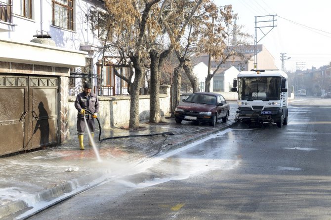 Meram’da bahar temizliği