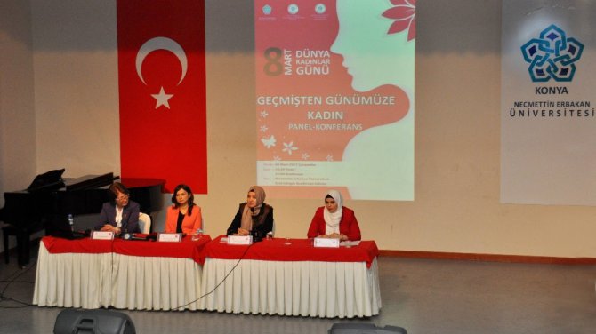 NEÜ’de “Geçmişten Günümüze Kadın” farklı açılardan bilimsel olarak anlatıldı