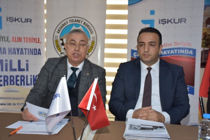 Aksaray Ticaret Borsasında istihdam seferberliği toplantısı