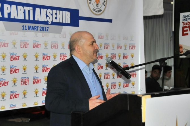 AK Partili Baloğlu, Akşehir’de referandum çalışmalarına katıldı