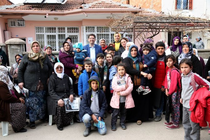 Başkan Yazgı, referandum çalışmalarını sürdürüyor