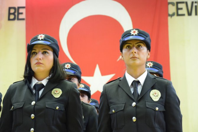 Aksaray’da 761 polis mesleğe ilk adımını attı