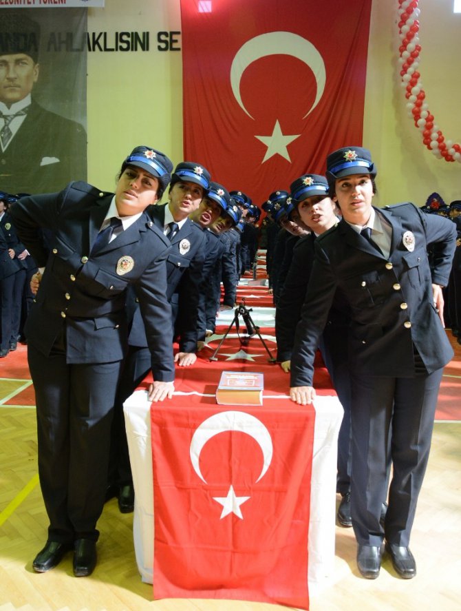 Aksaray’da 761 polis mesleğe ilk adımını attı