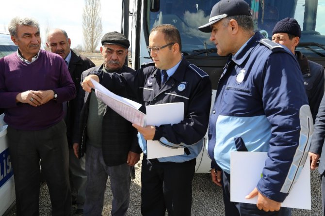 Ereğli’de öğrenci servisleri denetlendi