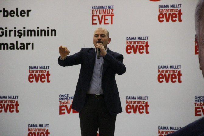 İçişleri Bakanı Süleyman Soylu: 