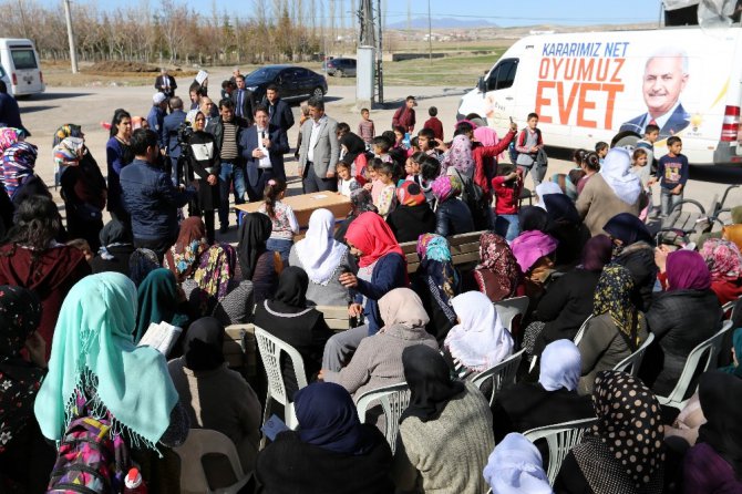 Başkan Yazgı mahalle mahalle Cumhurbaşkanlığı Sistemini anlatıyor