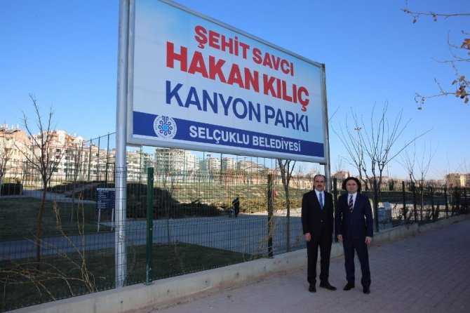 Şehit Savcı Hakan Kılıç’ın ismi Kanyon Parkta yaşatılacak