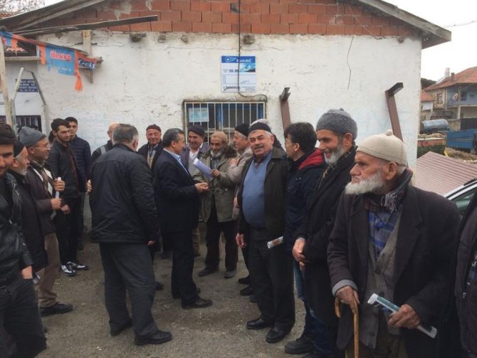 Başkan Tutal, referandum çalışmalarını sürdürüyor