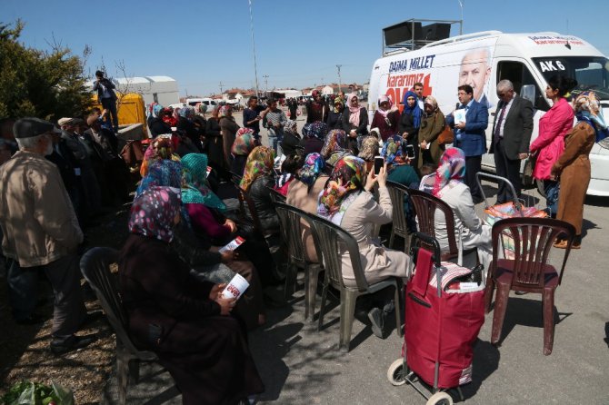 Başkan Yazgı, referandum çalışmalarını sürdürdü