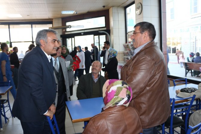 Milletvekili Ağralı, referandum çalışmalarını sürdürüyor