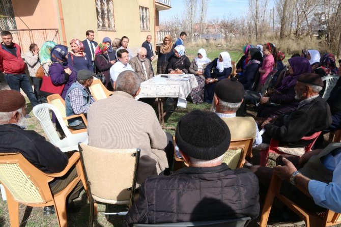 Başkan Yazgı referandum çalışmalarını devam ediyor