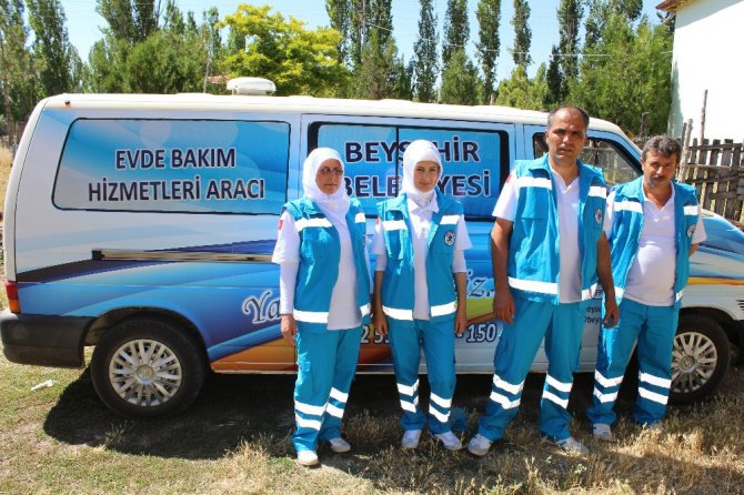 Beyşehir’de evde bakım hizmeti