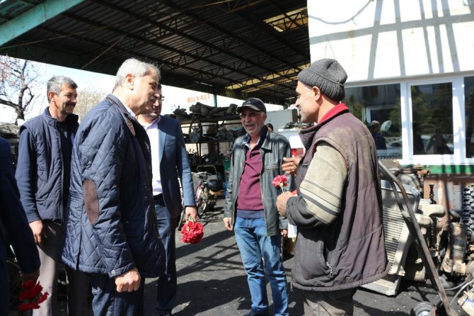 Milletvekili Kaleli, referandum çalışmalarına devam ediyor