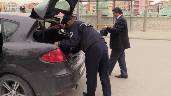 Konya’da özel harekat destekli trafik uygulaması