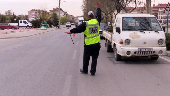 Konya’da özel harekat destekli trafik uygulaması