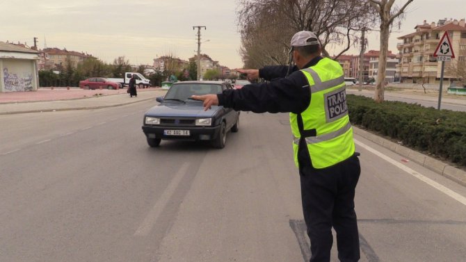 Konya’da özel harekat destekli trafik uygulaması