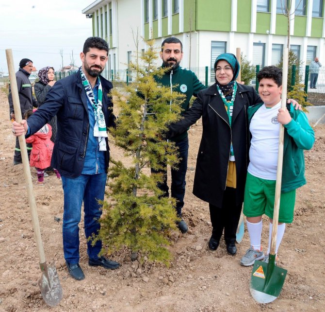 Meram’da Nalçacılılar Hatıra Koruluğu oluşturuldu