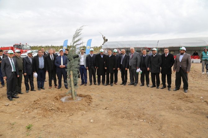 Yeşil Aksaray için fidanlar toprakla buluşturuldu