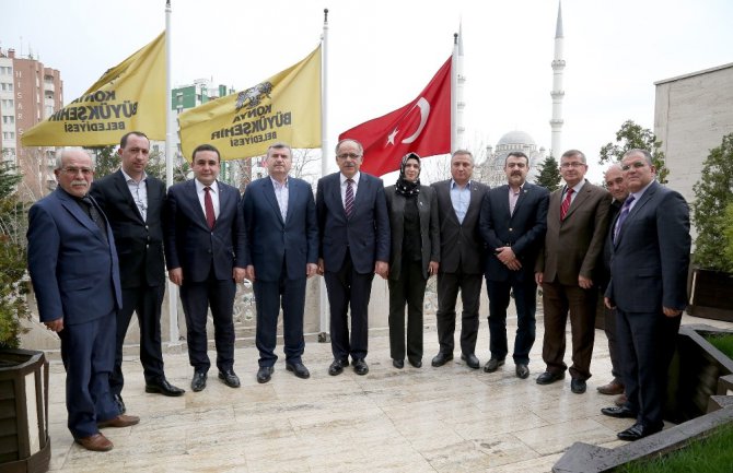 MHP heyetinden, Başkan Akyürek’e ziyaret