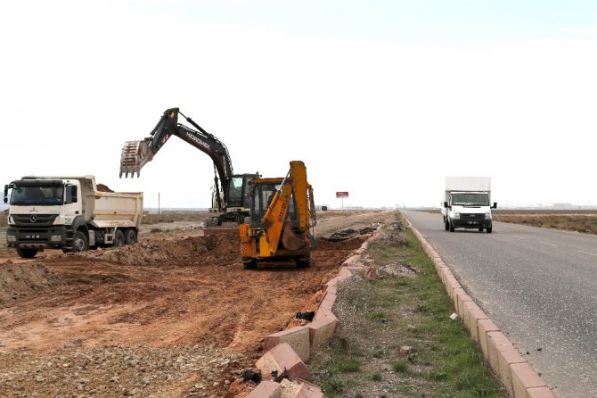 OSB yolunda çalışmalar devam ediyor