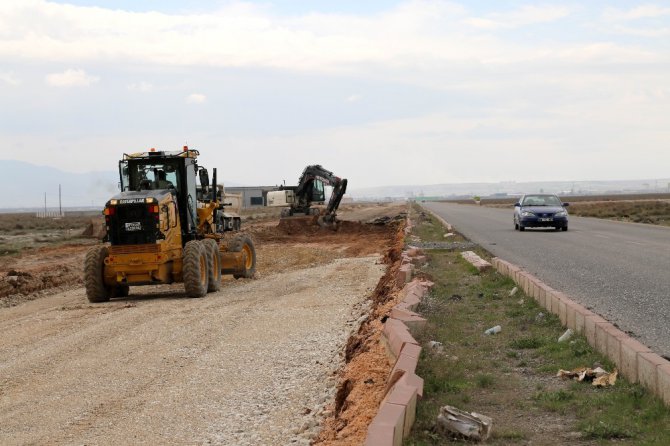 OSB yolunda çalışmalar devam ediyor