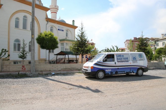 Beyşehir’de ramazan öncesi camilerde mobil temizlik dönemi