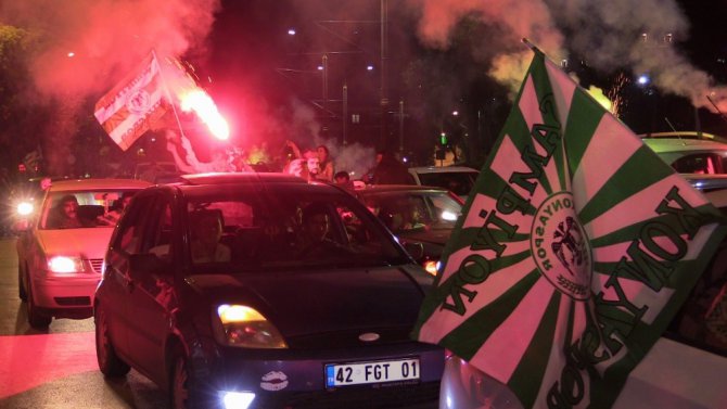 Konya’da Ziraat Türkiye Kupası sevinci