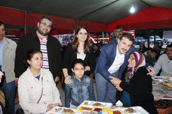 Yunak’ta şehit ailelerine iftar