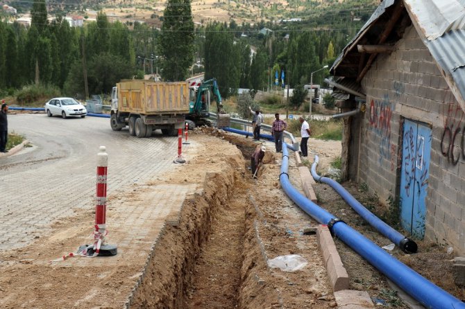 Konya’nın ilçelerinde su şebekesi yapımı 2017’de de sürüyor