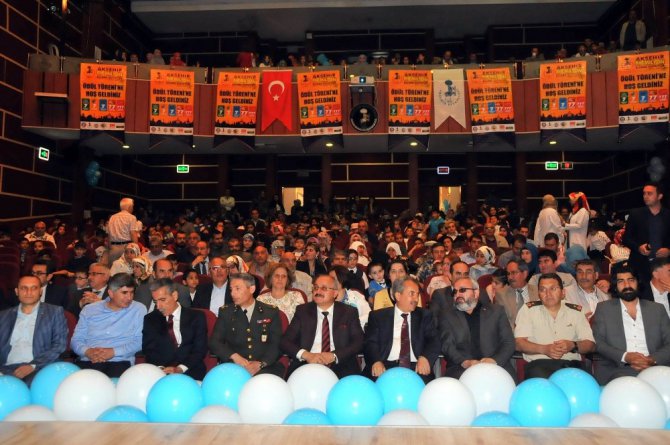 Akşehir 1 milyon kitaba koşuyor projesi ödül töreni yapıldı