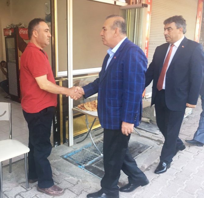 Karamercan’dan ilçelerdeki esnaflara Ramazan ziyareti