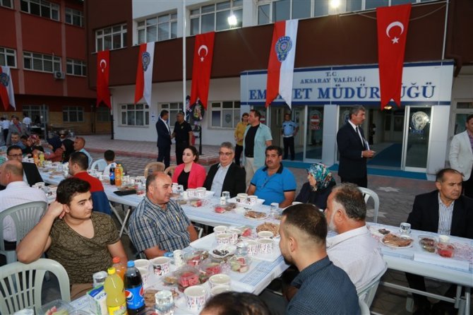 Emniyet mensupları iftarda buluştu