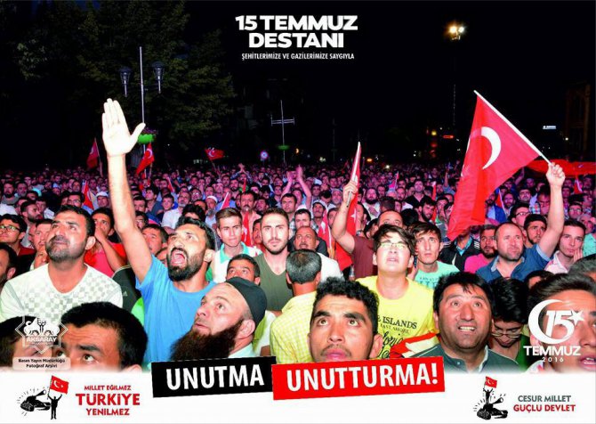 Aksaray Belediyesi 15 Temmuz tweeti ile Türkiye gündeminde