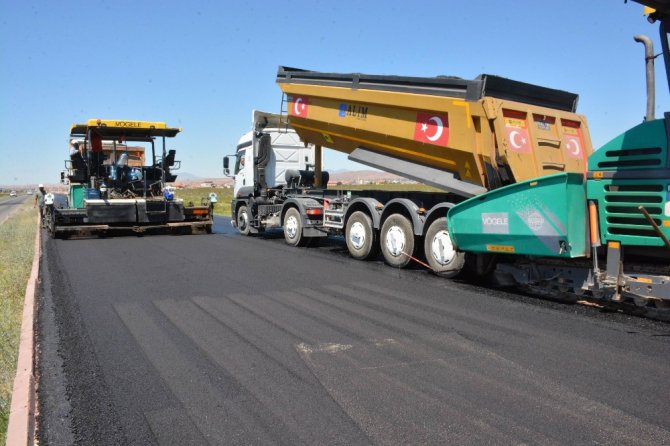 Aksaray’da OSB yolu açılışa hazırlanıyor