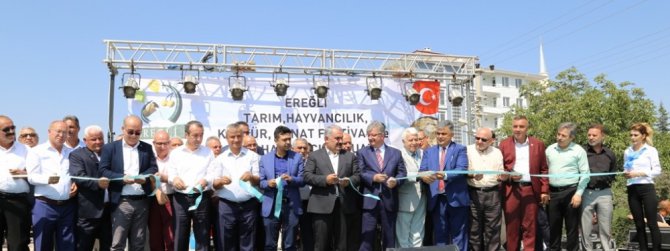 Ereğli tarım ve hayvancılık fuarı açıldı