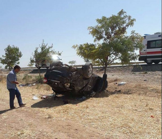 Konya’da otomobil şarampole yuvarlandı: 1 ölü, 2 yaralı