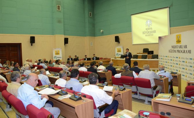 Büyükşehir’den muhtarla "Değerlerimiz ve Etkili İletişim" eğitim semineri