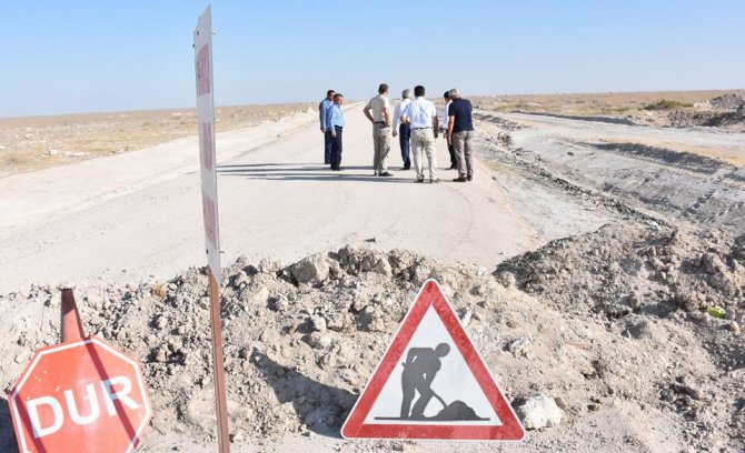 Aksaray İl Özel İdaresi Eskil’de incelemelerde bulundu