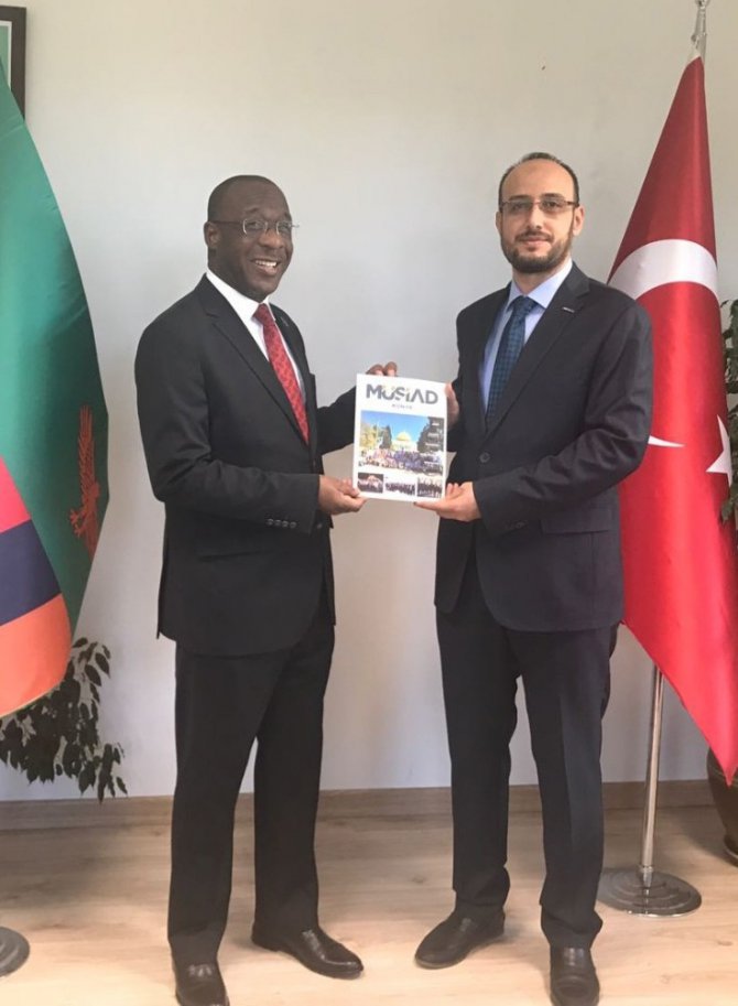 MÜSİAD Konya Şubesi’nden Afrika Büyükelçilere ziyaret