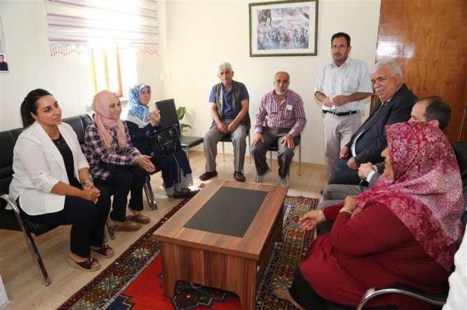 Aksaray’ın tek kadın köy muhtarına destek